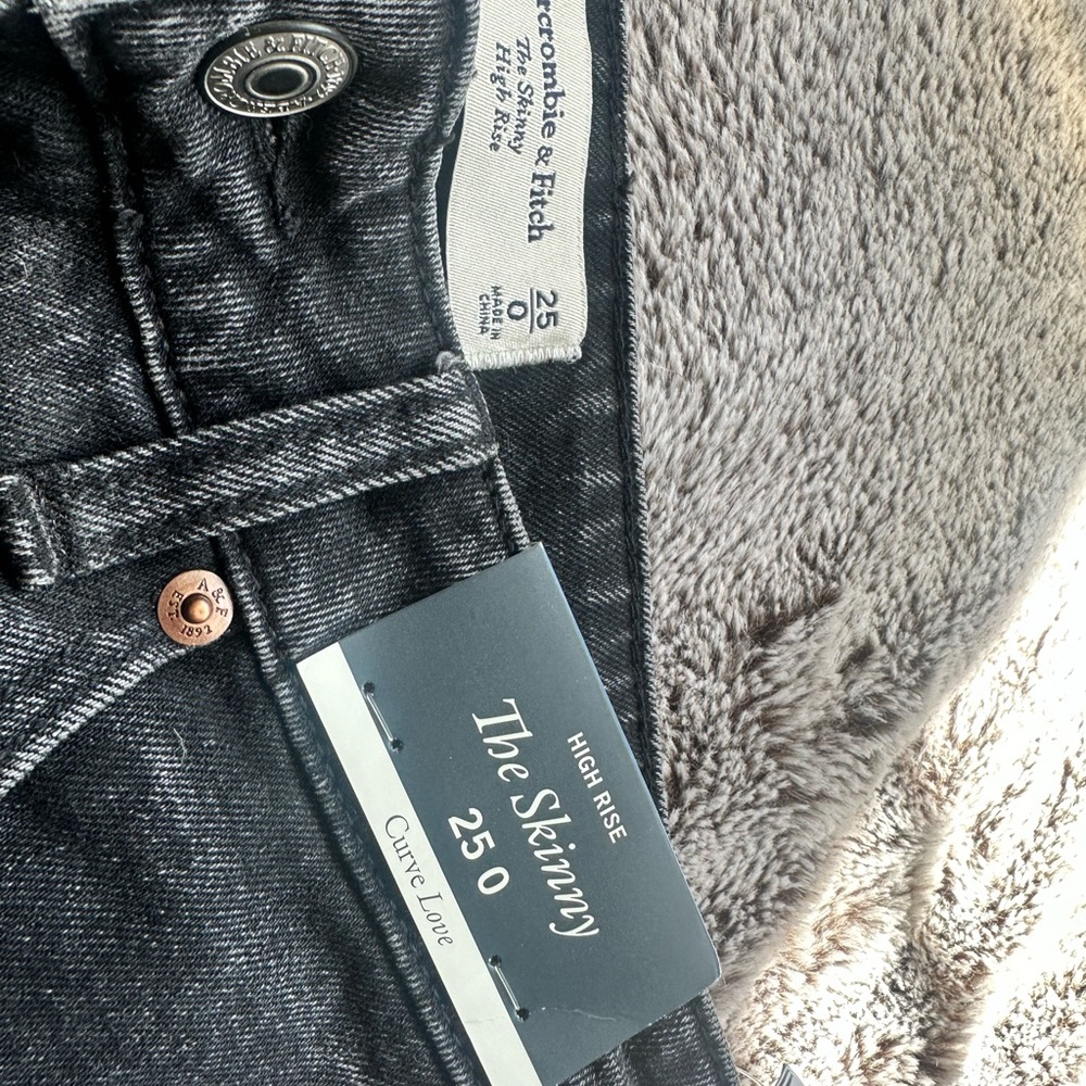 Abercrombie & Fitch Charcoal Skinny Jeans